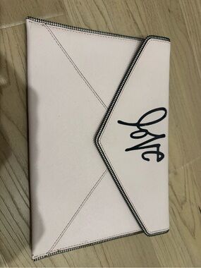 Rebecca Minkoff Blush Envelope Clutch with Metal Logo